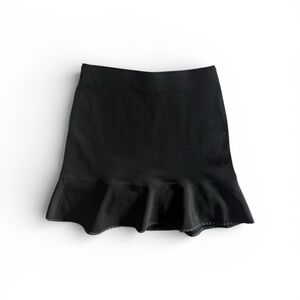 Rag & Bone Black Flounce Skirt